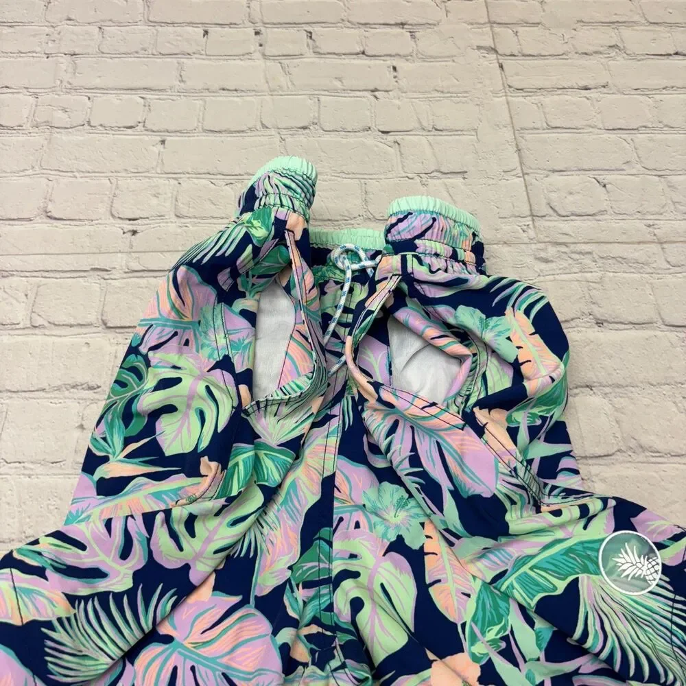 Chubbies Men Swimwear Swim Trunks Shorts Size Large Floral D039 -28